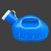 Potty Urinals for Men - 2000mL Thick Plastic Mens Bedpan Bottle with Lid - Male Portable Pee Bottles - Travel Urine Collection Containers - Buy Online on GoSupps.com