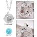 Tree of Life Aroma Diffuser Necklace - Silver-Plated Aromatherapy Pendant with Lava Stones | Perfect Gift for Mother Mother-in-Law Girlfriend - Buy Online on GoSupps.com