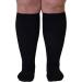 Buy Sxhmsal Large Compression Stockings for Women | Knee Socks for Seniors & Rehabilitation - Black - Buy Online on GoSupps.com