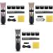 BOKIOESDE Electric Hair Clippers 0.8-2.0mm Rechargeable Barber Man Ceramic Trimmer Low Noise Shaver with Limit Hairbrushes Pink - Buy Online on GoSupps.com