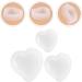 Zerodeko 9 Pcs Peach Heart Silicone Mold Heart Decorative Resin Mixing Bowls Silicone Resin Heart Baking Heart Cake Pan Diy Heart Craft Heart Biscuit Self Made White Cake Mold 3d Silica Gel 7.4x6.8cmx3pcs Whitex3pcs - Buy Online on GoSupps.com
