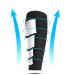 Gemx Calf Compression Sleeve - Footless Shin Splints Support - Breathable Neoprene Fabric - Ideal for Running, Cycling, Hiking - Size L - Black (1 Pair) - Buy Online on GoSupps.com