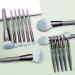 14pc Makeup Brush Set - Large Fan Shaped Loose Powder Eye Shadow Brushes | Premium Beauty Tools for Flawless Makeup - Buy Online on GoSupps.com