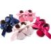 RVROVIC Baby Girl Moccasins | Princess Sparkly Soft Sole Shoes 6-12 Months Navy Blue - Buy Online on GoSupps.com