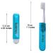 4PCS Mini Travel Toothbrushes - Folding, Non-Electric, Gums-Friendly - Ideal for Travel, Camping, School, Home - 3.9 Inch (Pack of 4) - Buy Online on GoSupps.com