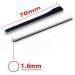 Premium Glasses Replacement Accessories - White & Black Arm Tips Earplugs & Tubes for Thin Metal Frames - Buy Online on GoSupps.com