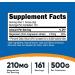 Nutricost Magnesium Citrate Powder Fruit Punch 500g - High-Quality Supplement - Buy Online on GoSupps.com