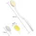 Mintata Foldable Long Handle Body Shower Brush - Exfoliating Back Scrubber for Men and Women - Buy Online on GoSupps.com