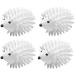 RENHUAVOY 4pcs Dryer Balls Reusable Tumble Dryer Hedgehog Dryer Balls Fabric Softener Ball Clothes Will Come Out Soft Fluffy Fewer Wrinkles and Less Static Cling