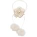 Vsilay Lianxue Adjustable Flower Shape Pendant Necklace - Elegant Floral Choker with Plush Camellia for International Shipping - Buy Online on GoSupps.com