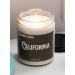 Natural Scented Soy Candle 9oz - Eco-Friendly Gift Inspired by California - Atlantis Whisper Aromatic Candle - Buy Online on GoSupps.com