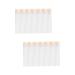 FOMIYES 200 Pcs Disposable Eyeliner Brush Liquid Eyeliner Powder Eyeliner Brush Nylon Fiber Brush Miss Face 8.5x0.3cmx2pcs Whitex2pcs