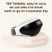 5-Mode Eye Massager for Migraine Relief - Foldable Heat Therapy Eye Mask with Voice Broadcast Kneading & Vibration Functions - International Shipping - Buy Online on GoSupps.com