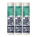 Vegan Lip Balm Sweet Mint by Eco Lips flavor 3 Pack Natural Bee Free with Candelilla Wax Organic Cocoa Butter & Coconut Oil Lip Care. 100% Plastic-Free Plant Pod Packaging - Made in USA