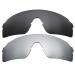 IMYTPFT Compatible/Replacement for Lenses Oakleys EVZero Blades Black/Titanium Black/Titanium One Size