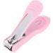 Pink Nail Clipper Toenail Clippers Multifunctional Stainless Steel Nail Scissors Fingernail Cutter for Nail Art Salon and Home Thick Nails Seniors - Buy Online on GoSupps.com