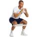 Buy adidas Men's Leisure Shorts - Train Essentials All Set Training Short M Tall Dark Blue/White | International Shipping Available - Buy Online on GoSupps.com