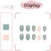 Ceboic 24Pcs Square False Nails Short French Tip Press on Nails with Gold Line & Flower Designs - Removable Glue on Nails for Women Girls - Buy Online on GoSupps.com