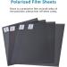 4 Pack Adhesive Polarized Film Sheets for Screen Repair & Education 11.8x9 inches - Linear Polarizing Filter 0/90/45/135 Degree - Buy Online on GoSupps.com