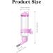 2 PCS Pet Water Bottle Automatic Hamster Water Bottle Rabbit Water Bottles 250ML/8.45OZ Non Drip Hanging Guinea Pig Water Bottle for Rabbit Guinea Pig Gerbil Chinchillas(Blue Pink) - Buy Online on GoSupps.com