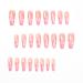 Runrayay Pink Love Press on Nails - 24-Piece Acrylic Coffin Nail Kit for Women | Complete Nail Tips for Easy Application - Buy Online on GoSupps.com