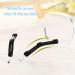10 Pairs Silicone Glasses Ear Hooks - Anti-Slip Covers (5 Black + 5 White) | Improve Comfort & Fit for Glasses | International Shipping Available - Buy Online on GoSupps.com