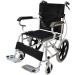 Wheelchair for Outdoor Folding Wheelchairs Lightweight Self Propelled Transport Wheelchair Foldable Sport Wheelchairs Footrest Wheel Chair(Black) - Buy Online on GoSupps.com