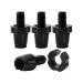 Kigauru 4 Pcs Bicycle Barrel Adjuster Brake Aluminum Alloy M7 Lever Adjusting Screws Fastener Parts 7mm Brake Adjuster Accessories Black