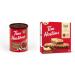 Tim Hortons Hot Chocolate Beverage Mix Original 500g Can & Boston Cream Granola Bars Peanut Free 5 Count Hot Chocolate + Granola Bars Original Hot Chocolate 500 g (Pack of 1)