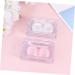 Partykindom 6 STK Mini Colored Contact Lens Containers with Cleaning Case & Mirror - Japanese Style Holder - Buy Online on GoSupps.com