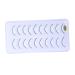 FOMIYES 10Pairs Fake eyelashes Natural Fake Lash dramatic eyelashes carnival makeup supplies masquerade makeup accessories Fake Lashes artificial fiber white fluffy Stickers Miss
