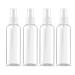 4PCS/SET-Transparent Plastic Spray Bottles Mist Reusable Fine Mist Spray Bottles Pipette Atomiser Liquid Container For Essential Oils Travel Perfume (100ml 3.5oz)