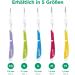 GUM Bi-Direction Interdental Brushes - Antibacterial Bristles 90-Degree Positioning 0.6mm ISO Size 0 - 36 Units for Optimal Teeth Cleaning - Buy Online on GoSupps.com