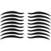 SKISUNO 240 Pairs Double Eyelid Tape Temporary Eye Liner Reusable Eyelid Stickers Temporary Liner Black - Buy Online on GoSupps.com