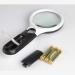 Magnifiers 10 Times high-Definition Magnifying Glass Portable Handheld 70MMLED with Light Magnifying Glass 20 Times Old Reading Magnifying Glass Reading Aids - Buy Online on GoSupps.com