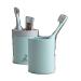 Toothbrush Cup Plastic Mouth Brushing Cup Travel Simple Household Washing Toothbrush Box Portable Couple Set Cylinder Tooth Storage (Blue)