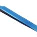 Blue Stainless Steel Slanted Tweezers for Eyelash Extensions - Precision False Eyelash Application - Buy Online on GoSupps.com