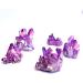 Stone 1pc New Purple Electroplated Crystal Quartz Specimen Electroplating Crystal Clusters Decoration Gift Balance Gemstone Decoration Crystal Cluster (Color : 50-60g Purple) - Buy Online on GoSupps.com