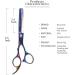Qukaim Professional Scissors Professional Hair Scissors Colorful Barber Salon Hairdressing Scissors 6.5 Inch Sharp Edge - Buy Online on GoSupps.com