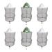 ZffXH Head Net Safari Hat for Men Women Gardening Hiking Fishing Sun Cap with Mosquito Netting Mesh 4pcs-White + 2pcs-Camo