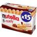Nutella B-Ready x 15 Bars | Wafers Filles with Hazenut Cocoa | Easy Snack | On The Go to Work - Home Nutella Bars | Individually Wrapped | Easy to Go | Sold by EPL - Buy Online on GoSupps.com