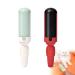 2 pieces of lint roll animal hair: reusable animal hair remover lint roller for cat hair and dog hair lint brush lint roller for animal hair suitable for lint brush animal hair on sofa red