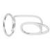 Delicate Finger Nail Cover Ring - Unique Stylish Design for Women | Perfect for Festivals & Dates - 3044 Platinum - Buy Online on GoSupps.com