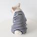 BT BEAR Classic Striped Dog Pajamas - Soft Cotton Overalls for Pugs French Bulldogs Cats & Puppies | Small & Medium Sizes Available (Black) - Buy Online on GoSupps.com