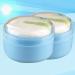Shop Solustre 2-Piece Empty Powder Box Set - Blue Baby Powder & Talcum Container with Sponge | Ideal for Newborns Toddlers & Women - Buy Online on GoSupps.com