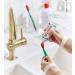 Euthymol Regular Soft Bristle Toothbrush - Triple Curve Ergonomic Design for Deep Cleaning and Sensitive Gums - 1 Pack - Buy Online on GoSupps.com