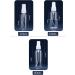 3-Piece Small Spray Bottle Set (30ml 60ml 80ml) - Transparent Portable Atomizers for Travel - Perfect for Water Alcohol and Perfume - Buy Online on GoSupps.com