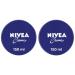 Nivea cream can dose universal care (150 ml) classic moisture cream for all skin types rich skin cream with a nourishing eucerite (pack with 2) 150 ml (2 -pack)