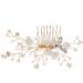 FRCOLOR Bridal Hair Comb Bridal Comb Crystal Headpiece Bridal Headpiece Wedding Comb Wedding Hair Combs Bridal Headdress Tiara Wedding Headpiece Bride Accessories Pearl - Buy Online on GoSupps.com
