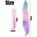 1 Piece Colorful Gradient Ponytail with 1 Piece Anti-Static Steel Comb Colorful Hair Extensions Ponytail Headband Braided Wig Fashionable Women's Wig for Girls Women. - Buy Online on GoSupps.com